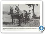 Brance Huddleston busy with June Planting-1920